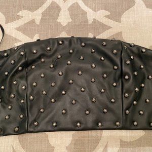 Black Studded crop top